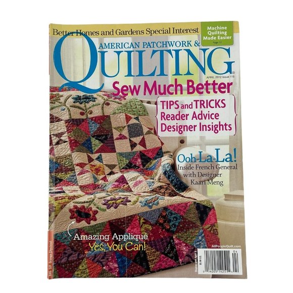 Better Homes & Gardens American Patchwork & Quilting Magazines Full Year 2012 - Picture 3 of 7
